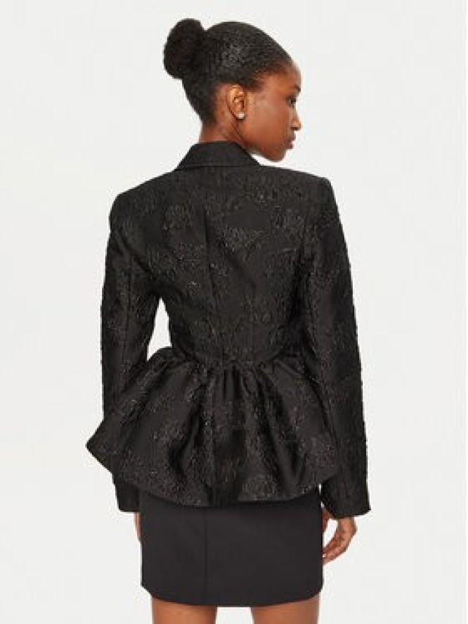 ROTATE Marynarka 113600100 Czarny Slim Fit