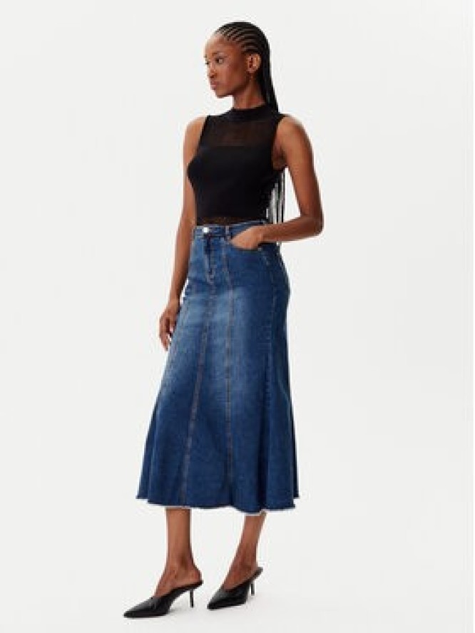 Morgan Spódnica jeansowa 252-JAFTER Niebieski Slim Fit