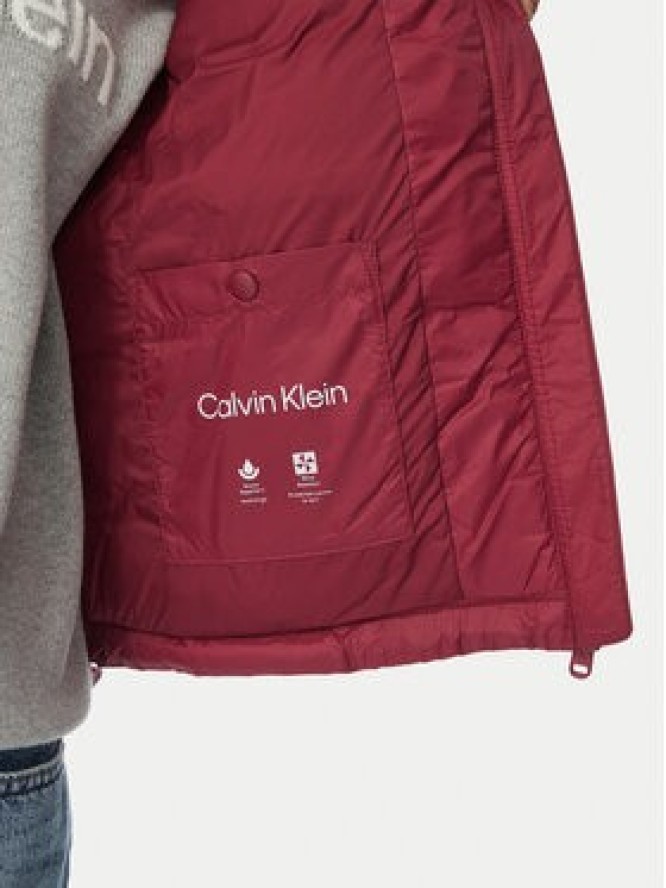 Calvin Klein Jeans Kurtka puchowa LV047H500G Bordowy Regular Fit