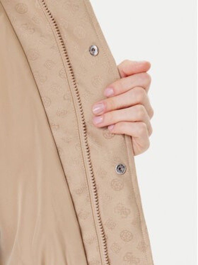 Guess Kurtka przejściowa V5YL02 WH492 Beżowy Regular Fit