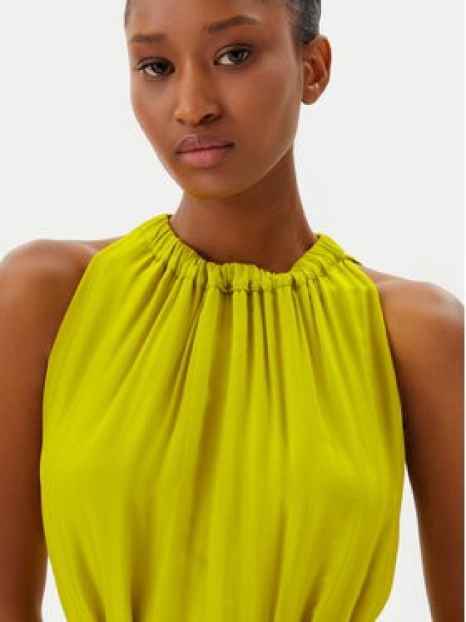 Haveone Sukienka letnia AFF-N004 Zielony Loose Fit