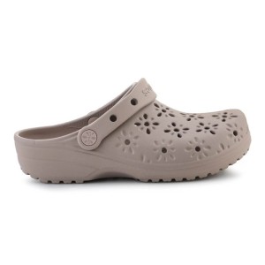 Klapki Crocs Classic Floral Cut Out Clog 210927-214 beżowy