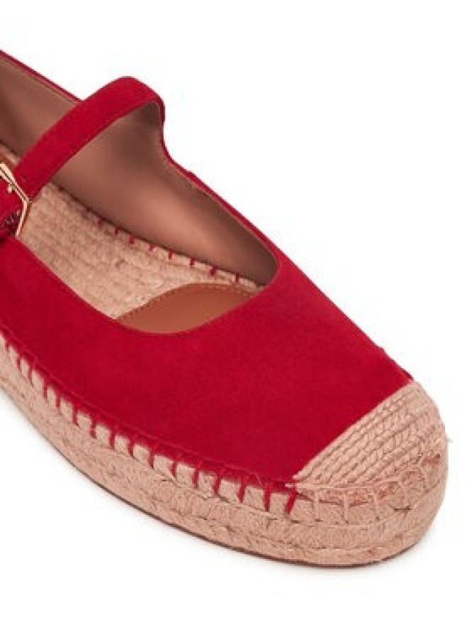 LAUREN RALPH LAUREN Espadryle 802P06401002 Czerwony