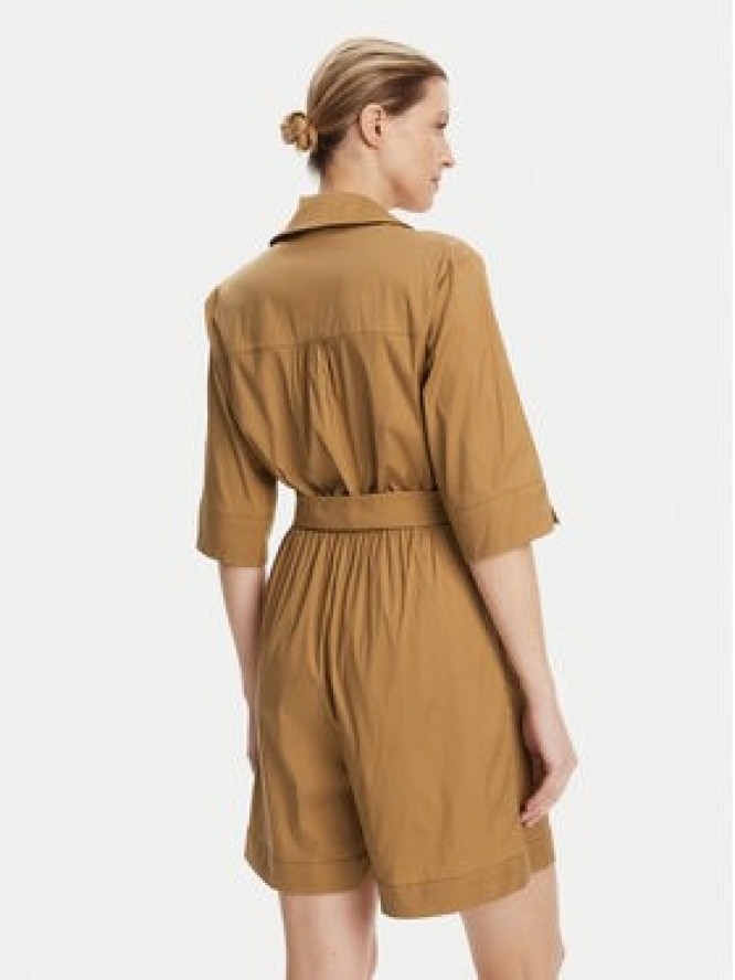 Max Mara Beachwear Kombinezon Canard 2516241019 Brązowy Regular Fit