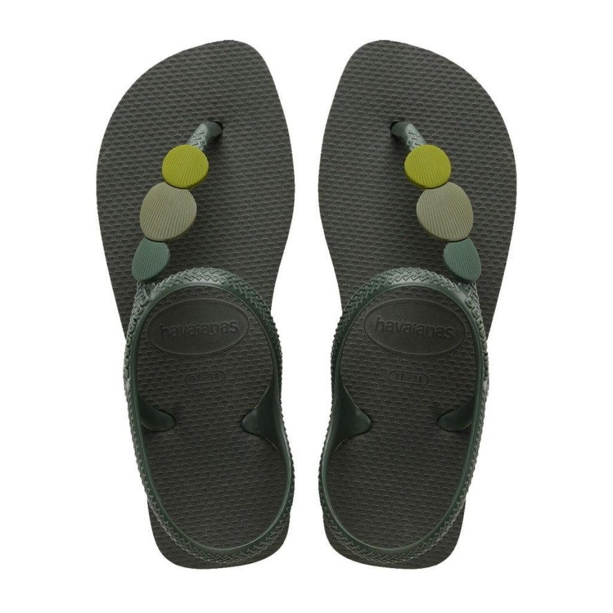 Klapki Havaianas Model Flash Urban Plus Kolor Zielony
