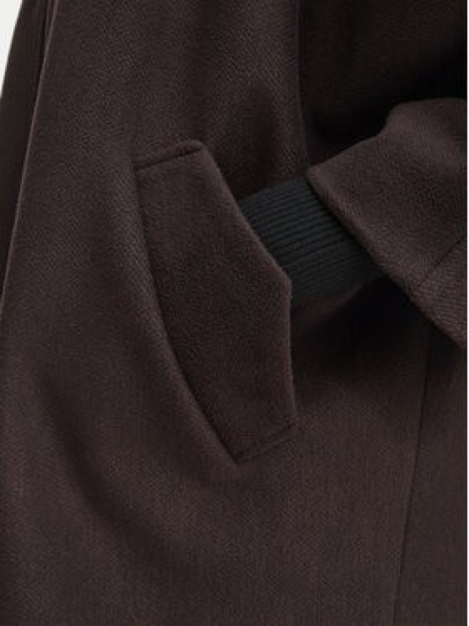 Rinascimento Płaszcz przejściowy CFC0130344003 Brązowy ciemny Oversize