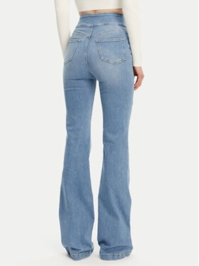 Elisabetta Franchi Jeansy PJ82D51E2 Niebieski Regular Fit