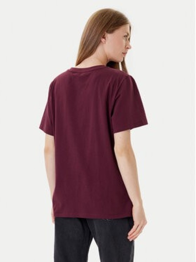 TWINSET T-Shirt 252TP2057 Bordowy Loose Fit