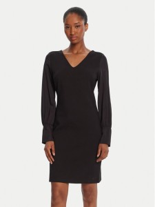 Armani Exchange Sukienka dzianinowa XW000756 AF16136 UC001 Czarny Slim Fit