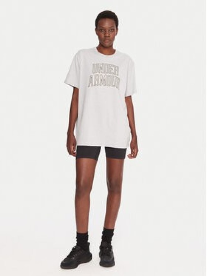 Under Armour T-Shirt Ua Rival Campus 6007883 Szary Oversize