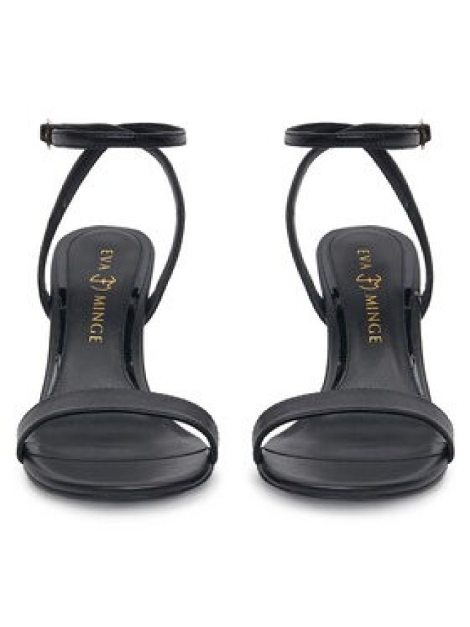 Eva Minge Sandały AGERATUM-LT133-6 Czarny