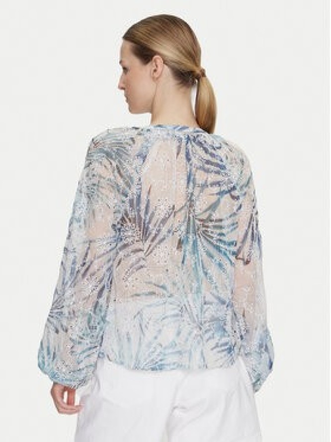 Guess Bluzka W5GH60 W0WA2 Niebieski Regular Fit