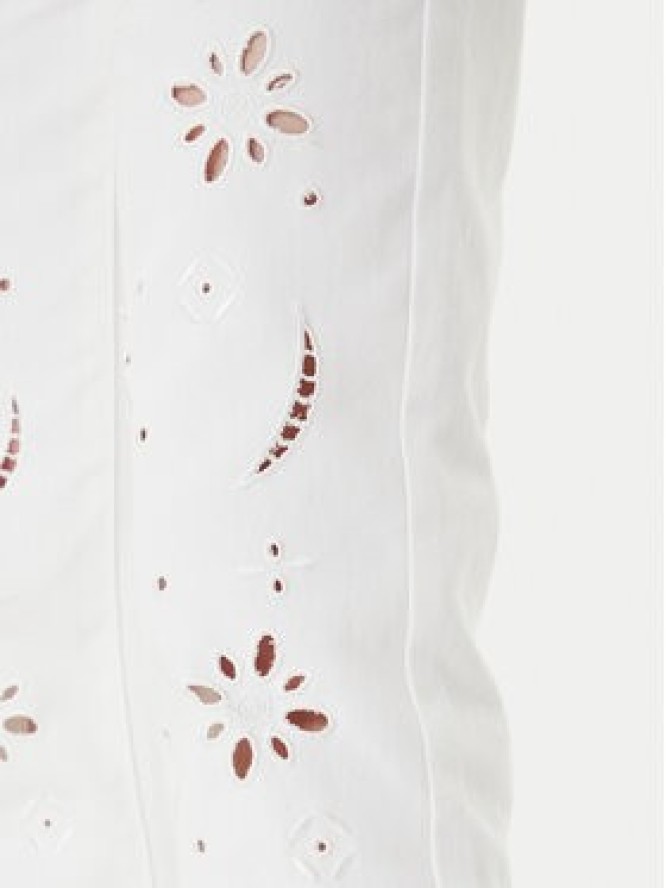 Morgan Jeansy 252-PBRAD Biały Straight Fit