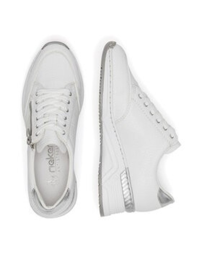 Rieker Półbuty N4322-80 Biały