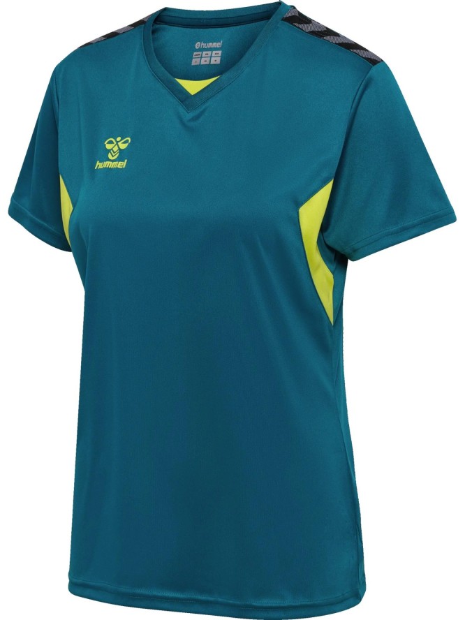 hummel T-shirt krótki rękaw hmlAUTHENTIC PL JERSEY S/S damska – BLUE