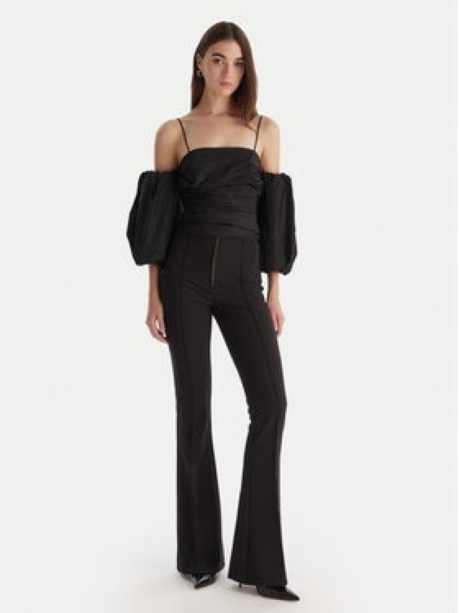 PINKO Bluzka Taffeta 105552 Y3LE Czarny Regular Fit