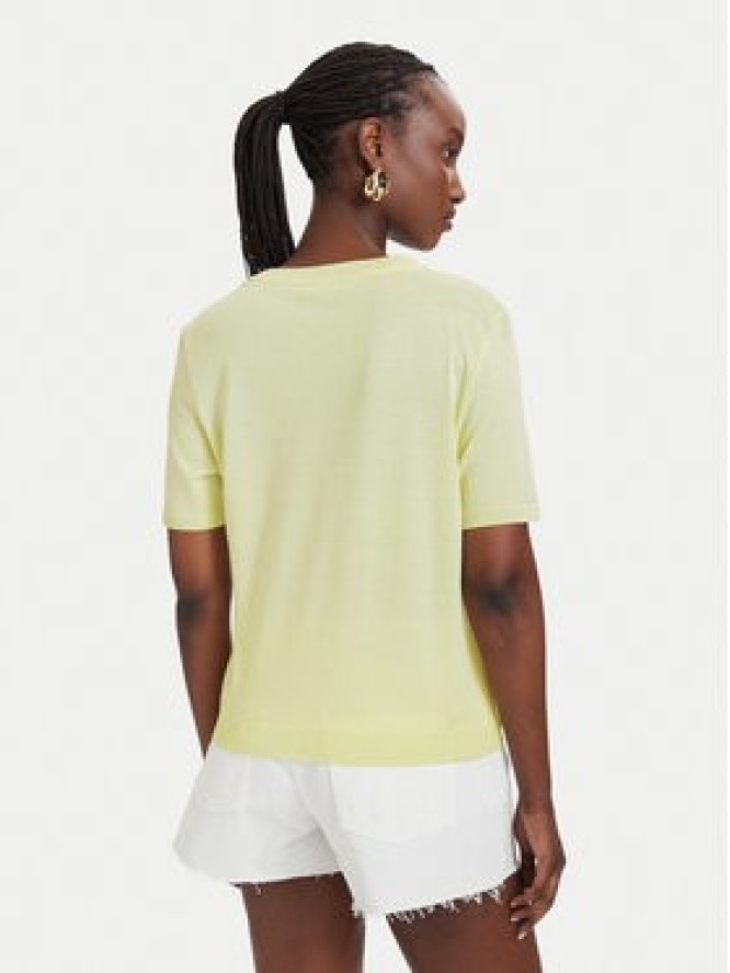 Patrizia Pepe T-Shirt 2M4542/J419-Y841 Żółty Regular Fit