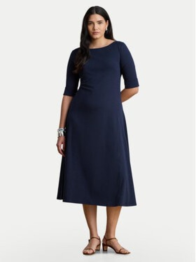 LAUREN RALPH LAUREN Sukienka koktajlowa Munzie 200973599005 Granatowy Regular Fit