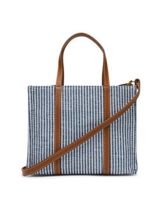 Tommy Hilfiger Torebka Th Premium Beach Le Mini Tote AW0AW17208 Niebieski