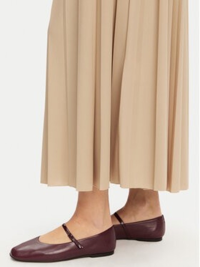 Weekend Max Mara Spódnica plisowana Bleu 2515771031 Beżowy Regular Fit