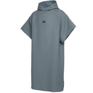 Mystic Poncho Waffle - Tidal Blue