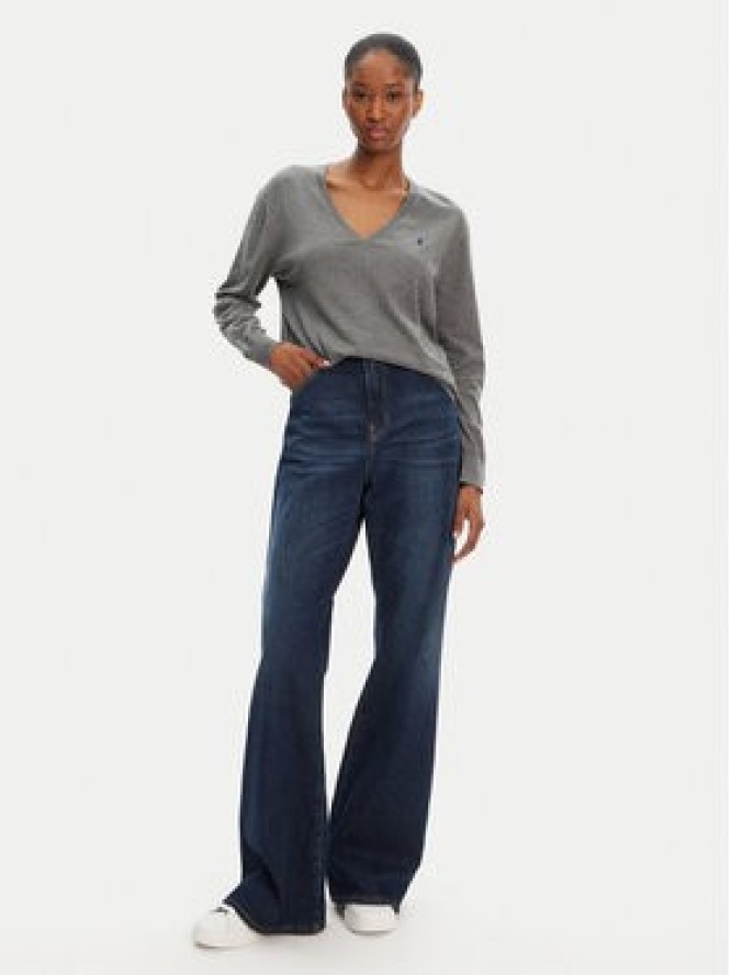 Polo Ralph Lauren Sweter 211972105001 Szary Straight Fit