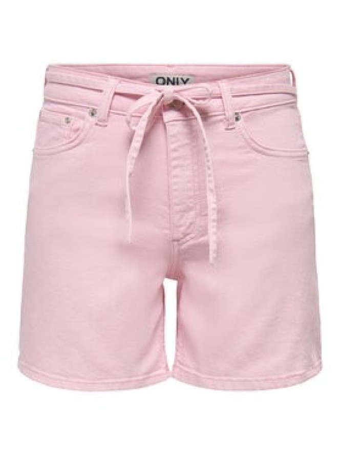 ONLY Szorty jeansowe Gianna 15370663 Różowy Regular Fit