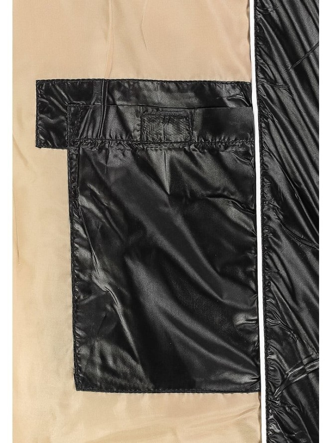 Sublevel Kamizelka pikowana w kolorze czarnym rozmiar: M