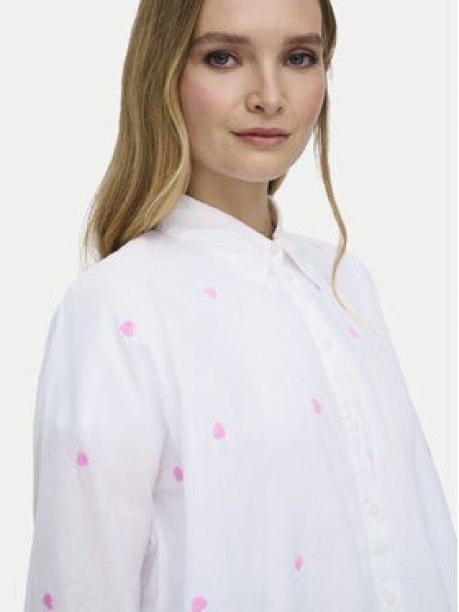 ONLY Koszula 15283743 Biały Box Fit