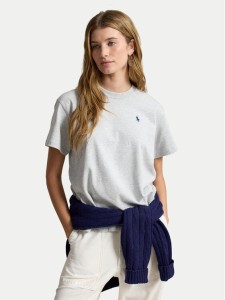 Polo Ralph Lauren T-Shirt 211B17798001 Szary Regular Fit