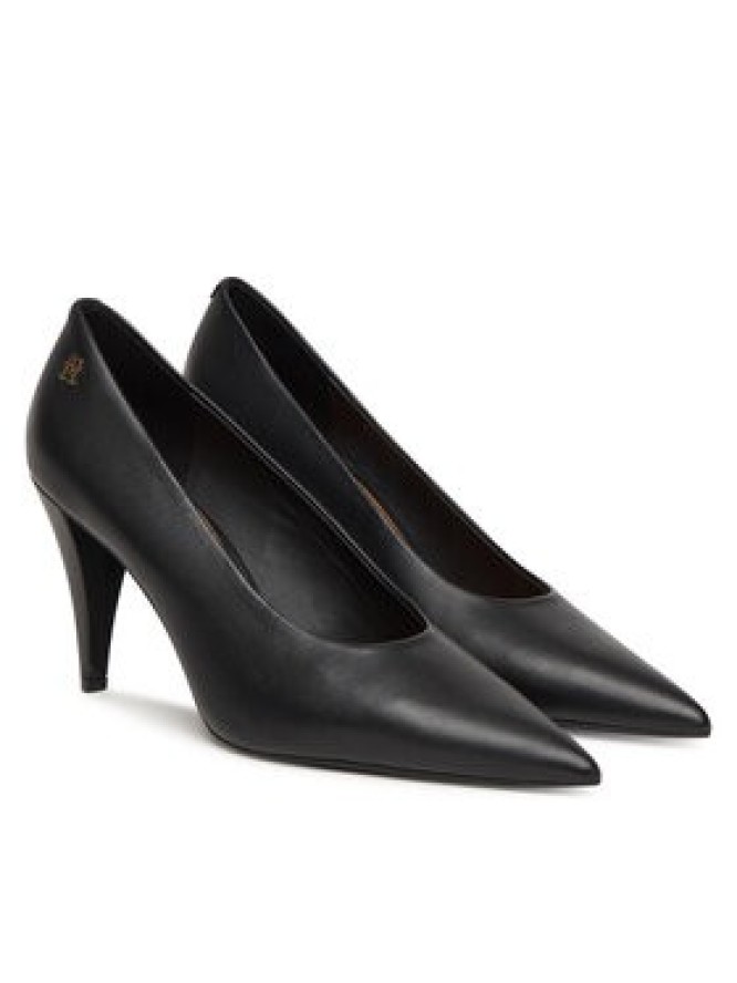 Tommy Hilfiger Czółenka Th Smooth Leather Pump FW0FW08960 Czarny
