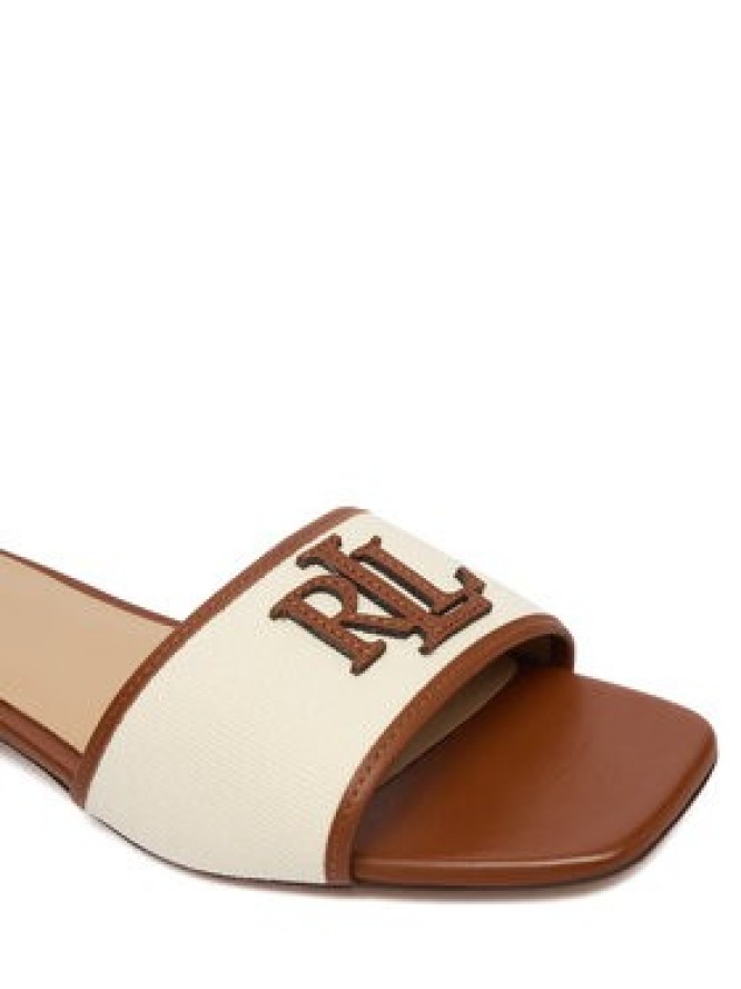 LAUREN RALPH LAUREN Klapki 802P04395003 Écru