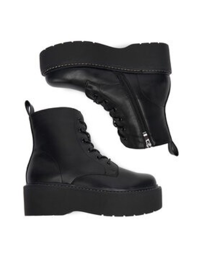 DeeZee Trzewiki 12663-1 -BLACK PU Czarny