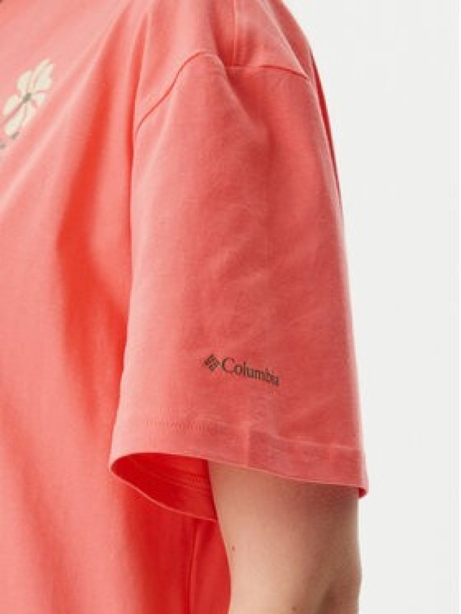 Columbia T-Shirt Rolling Bend™ Graphic 2120031 Różowy Oversize