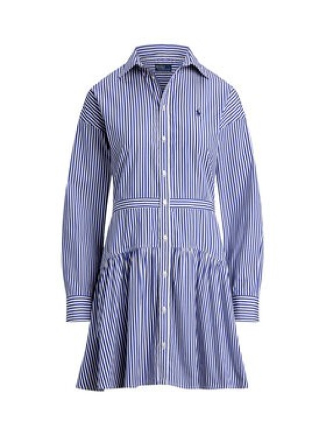 Polo Ralph Lauren Sukienka koszulowa 211972052001 Niebieski Regular Fit