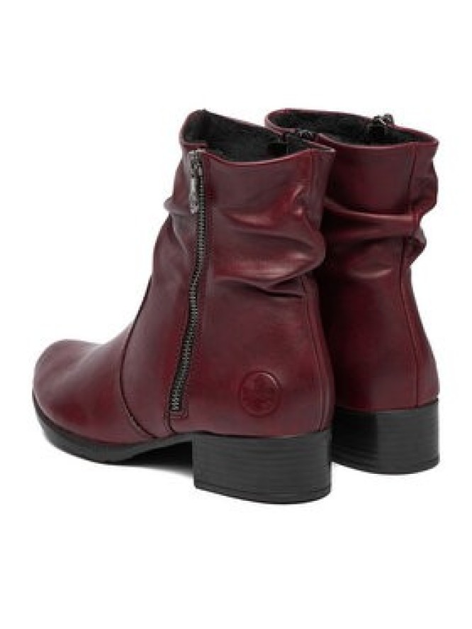 Rieker Botki CEO-78656-35 Bordowy