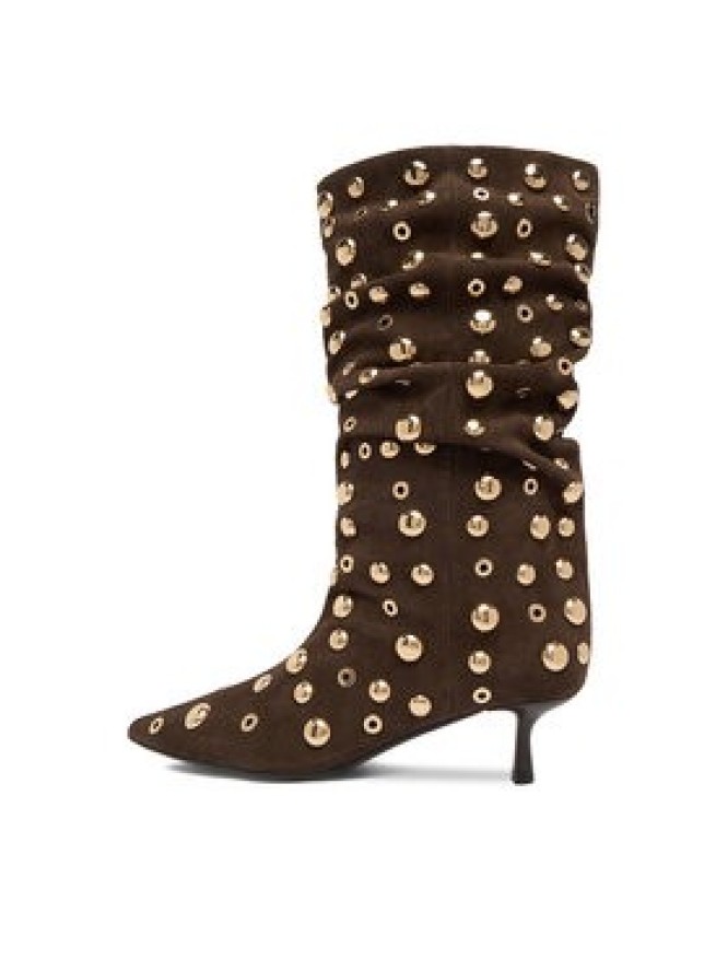 Eva Minge Botki EO-TESS-2117-05 Brązowy