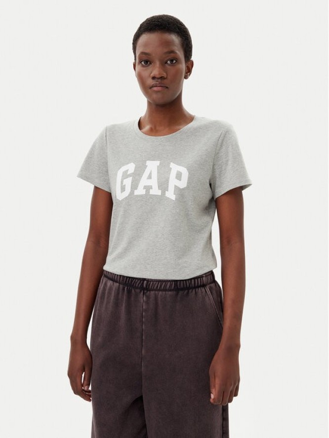 Gap T-Shirt 729555-05 Szary Regular Fit