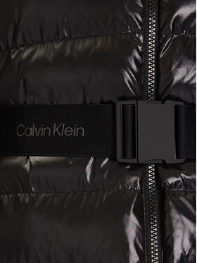 Calvin Klein Kurtka zimowa LV044D543G Czarny Slim Fit