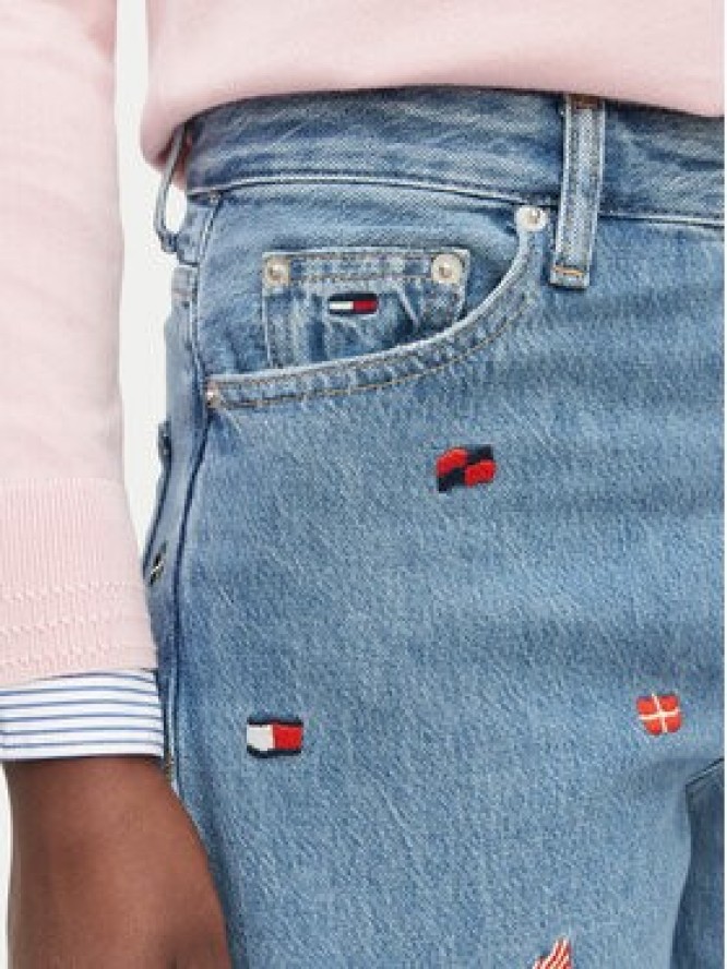 Tommy Jeans Jeansy Layla DW0DW23100 Niebieski Slim Fit