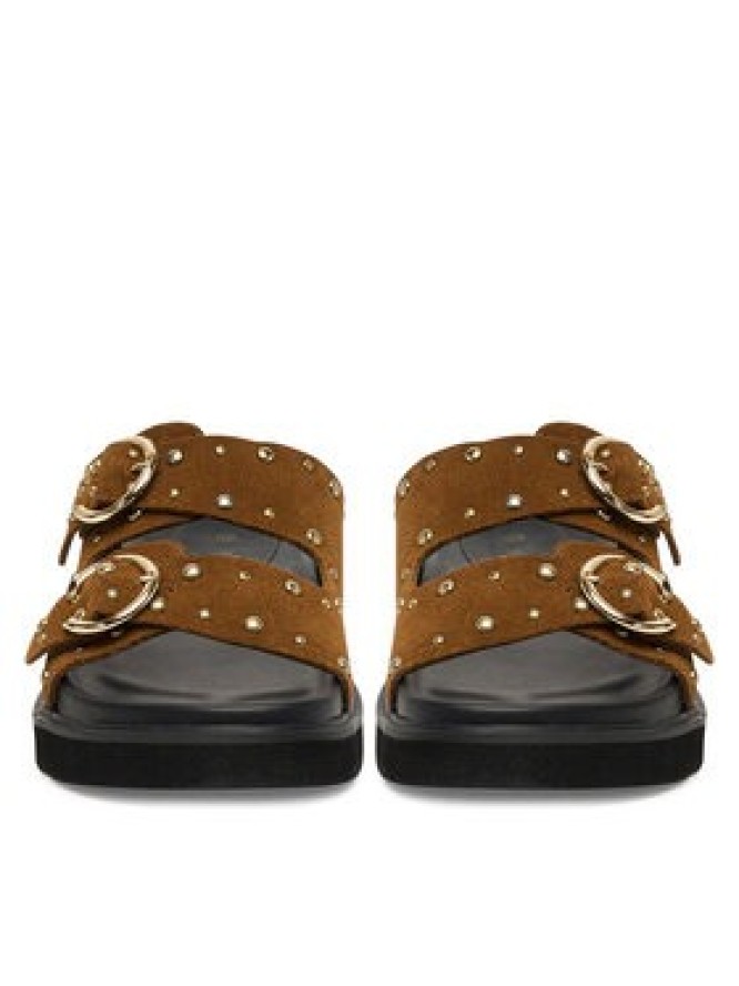 DeeZee Klapki 86009-13 Brązowy