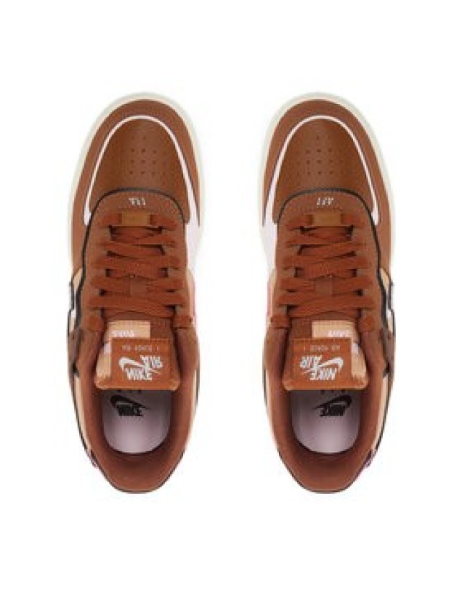 Nike Sneakersy Af1 Shadow DZ1847 200 Brązowy