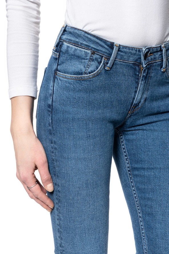 SPODNIE DAMSKIE LEE SCARLETT SELVAGE FAIR MID L526LY40 112111739