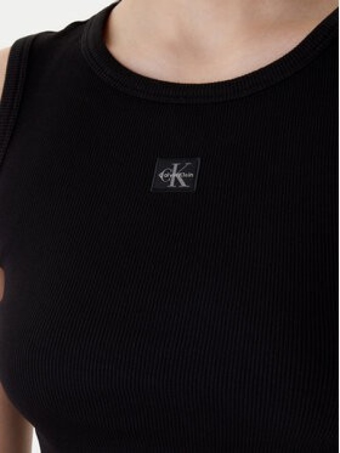 Calvin Klein Top LV047C201G Czarny Slim Fit