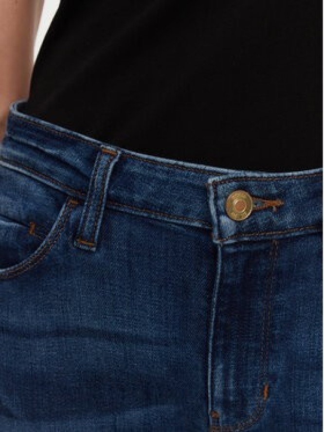 Guess Jeansy WBGA58 D4MZ0 Granatowy Straight Leg