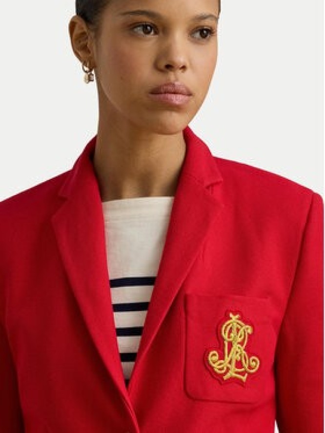 LAUREN RALPH LAUREN Marynarka 200797305030 Czerwony Slim Fit