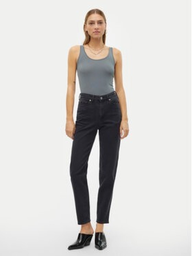 Vero Moda Jeansy Tessa 10302983 Szary Mom Fit
