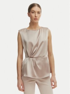 Rinascimento Bluzka CFC0127460003 Beżowy Regular Fit