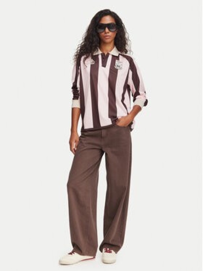 Kappa Polo 311U77W Różowy Oversize