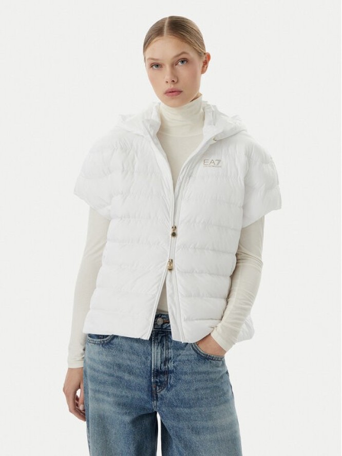 EA7 Emporio Armani Bezrękawnik 7W000477 AF12476 U0002 Biały Regular Fit